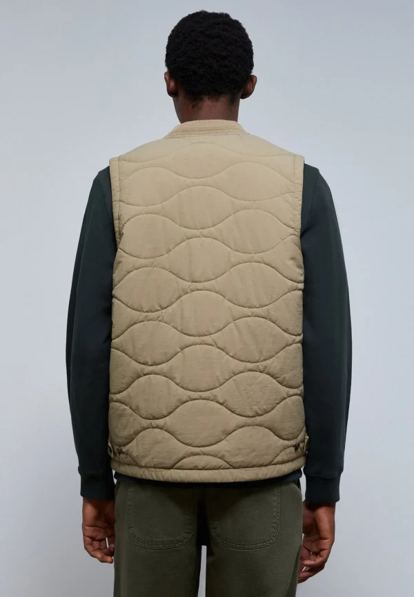 scalperscompany Chaleco Acolchado Cuello Rib-Hombre Acolchados