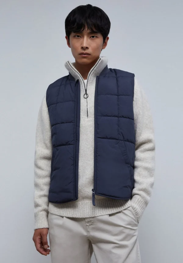 scalperscompany Chaleco Acolchado Detalle Cuello-Hombre Acolchados