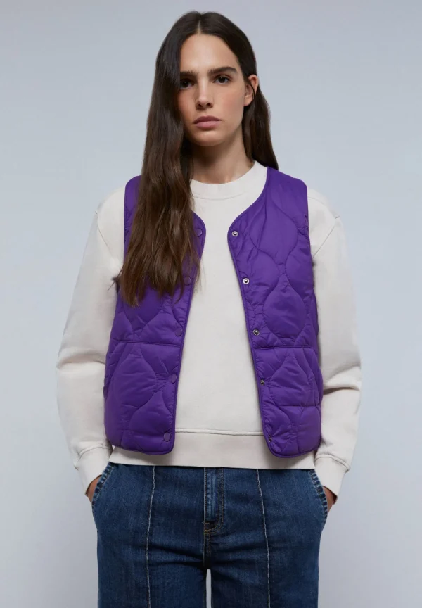 scalperscompany Chaleco Acolchado Ligero-Mujer Abrigos Y Chaquetas
