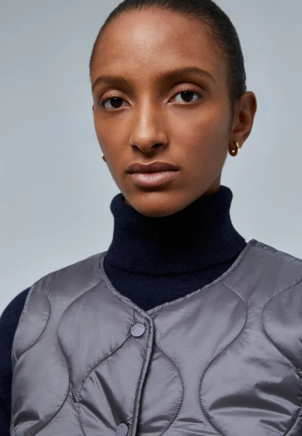 scalperscompany Chaleco Acolchado Ligero-Mujer Abrigos Y Chaquetas