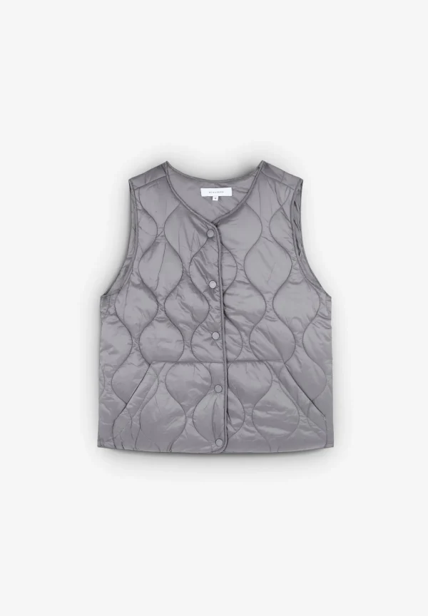 scalperscompany Chaleco Acolchado Ligero-Mujer Abrigos Y Chaquetas