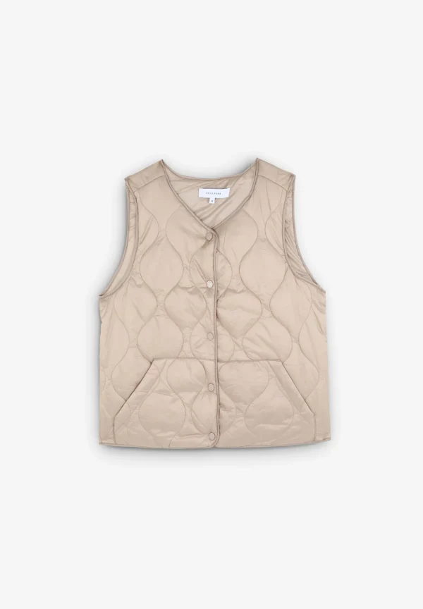 scalperscompany Chaleco Acolchado Ligero-Mujer Abrigos Y Chaquetas
