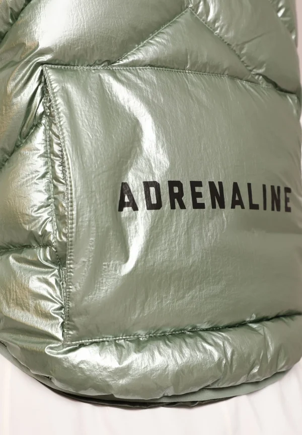 scalperscompany Chaleco Acolchado Metalizado Adrenaline-Mujer Ropa Deportiva