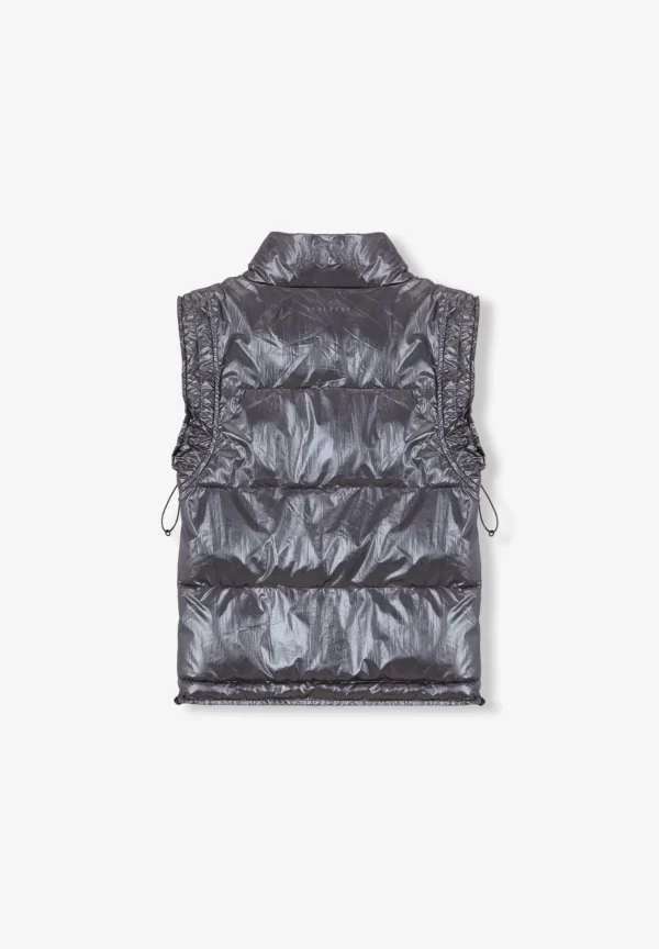 scalperscompany Chaleco Acolchado Metalizado-Mujer Abrigos Y Chaquetas