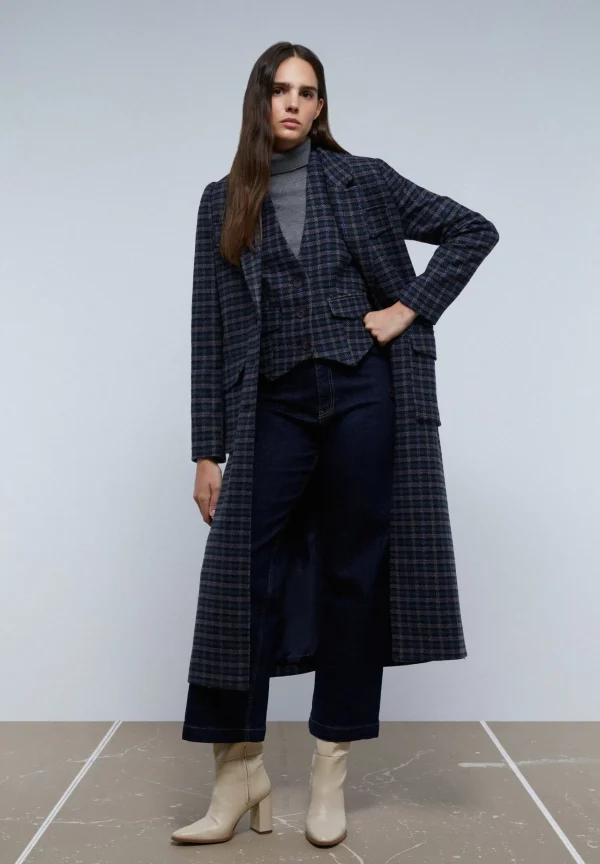 scalperscompany Chaleco Cuadros-Mujer Blazers Y Chalecos