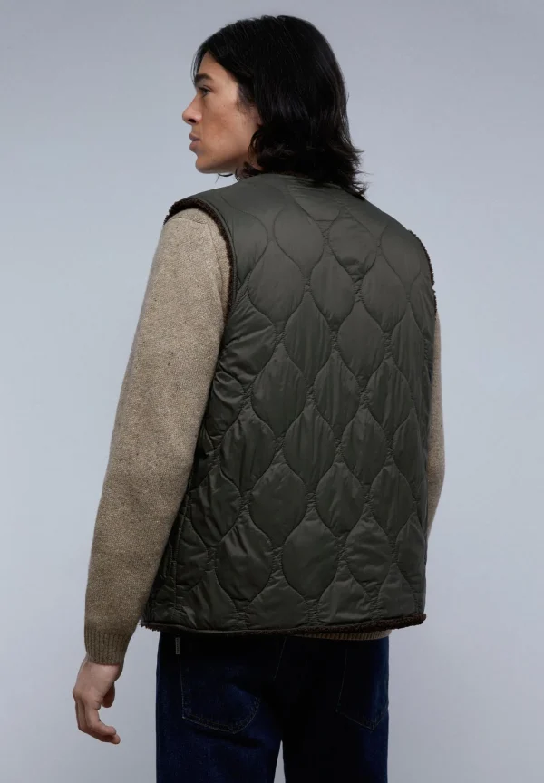 scalperscompany Chaleco Premium Interior Borrego-Hombre Acolchados