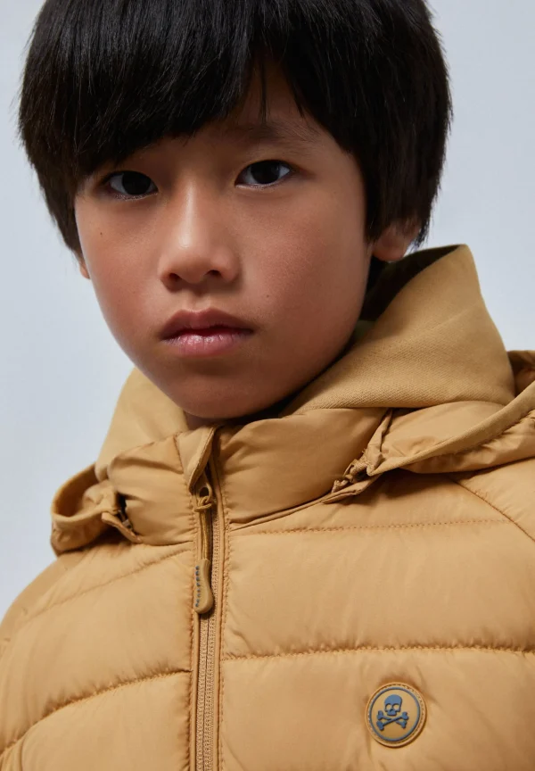 scalperscompany Chaqueta Acolchada Calavera-Niños Abrigos Y Chaquetas