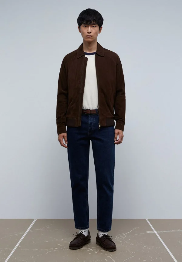 scalperscompany Chaqueta Ante-Hombre Abrigos Y Chaquetas