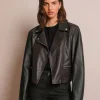 scalperscompany Chaqueta Biker Bicolor-Mujer Abrigos Y Chaquetas