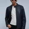 scalperscompany Chaqueta Biker Piel-Hombre Abrigos Y Chaquetas