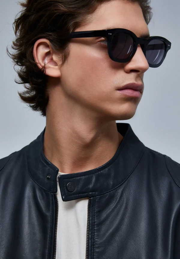 scalperscompany Chaqueta Biker Piel-Hombre Abrigos Y Chaquetas