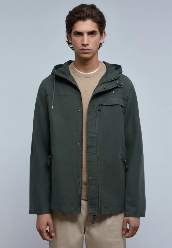 scalperscompany Chaqueta Bolsillos Multiples-Hombre Abrigos Y Chaquetas