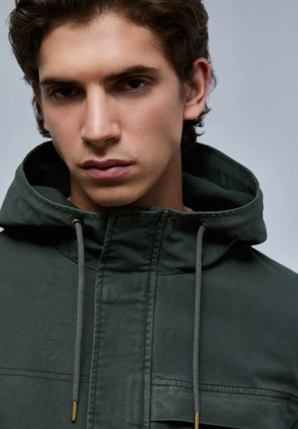 scalperscompany Chaqueta Bolsillos Multiples-Hombre Abrigos Y Chaquetas
