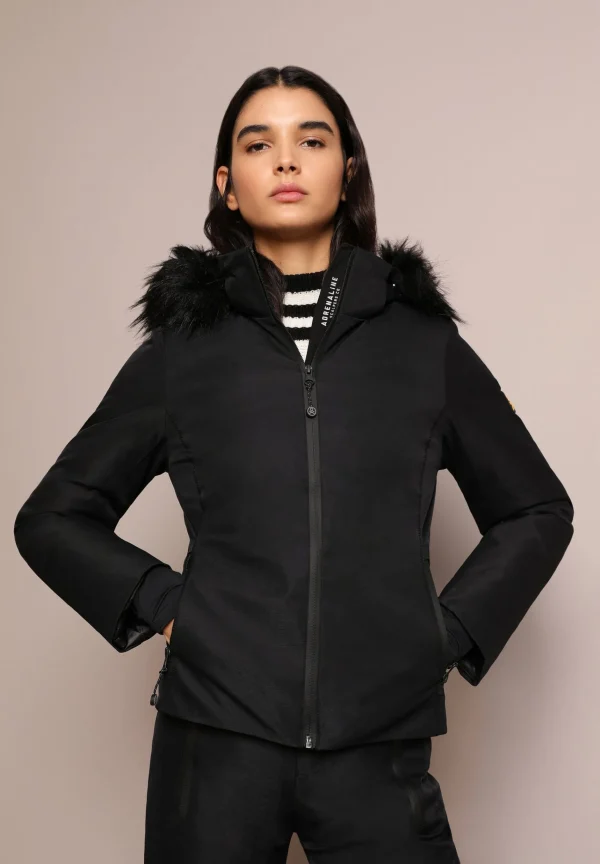 scalperscompany Chaqueta Capucha Pelo Ski Adrenaline-Mujer Ropa Deportiva