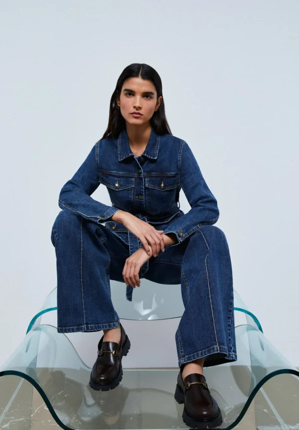 scalperscompany Chaqueta Cinturon-Mujer Total Look