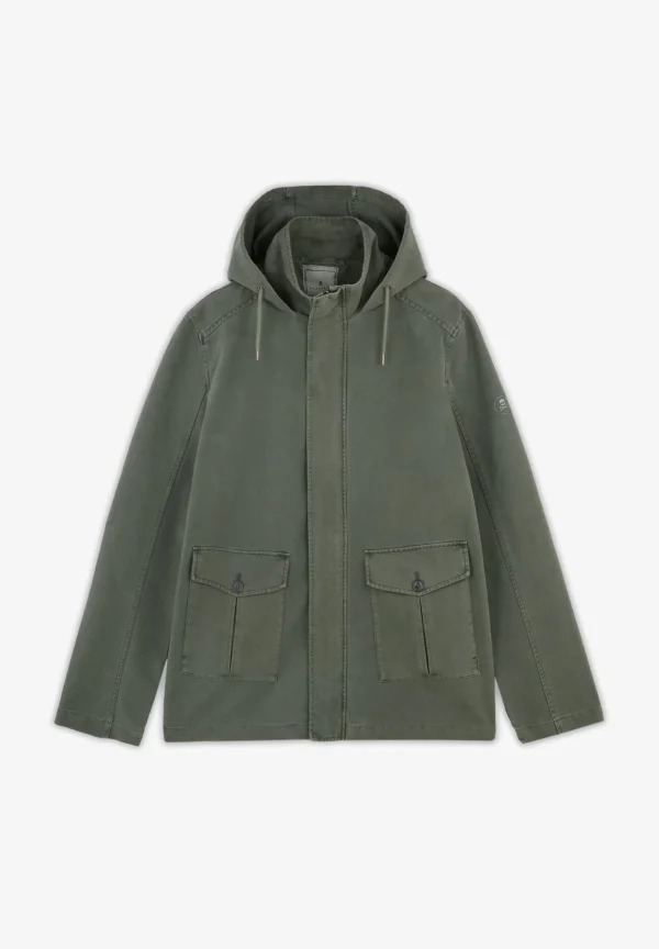 scalperscompany Chaqueta Ligera Capucha-Hombre Abrigos Y Chaquetas