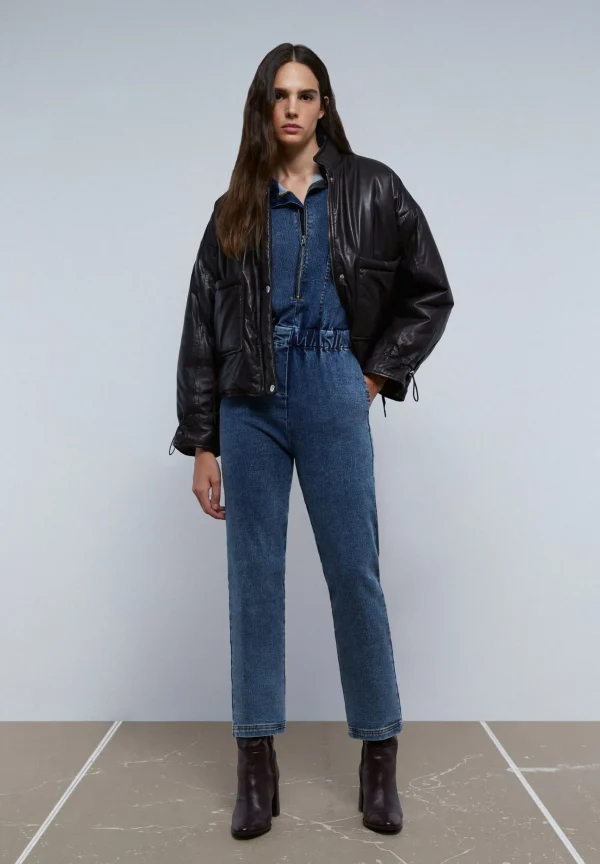scalperscompany Chaqueta Piel Acolchada-Mujer Abrigos Y Chaquetas