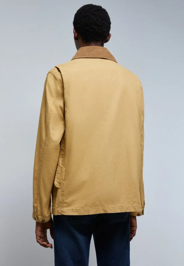 scalperscompany Chaqueta Premium Cuello Pana Contraste-Hombre Abrigos Y Chaquetas