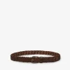 scalperscompany Cinturon Piel Trenzado-Hombre Cinturones Y Tirantes