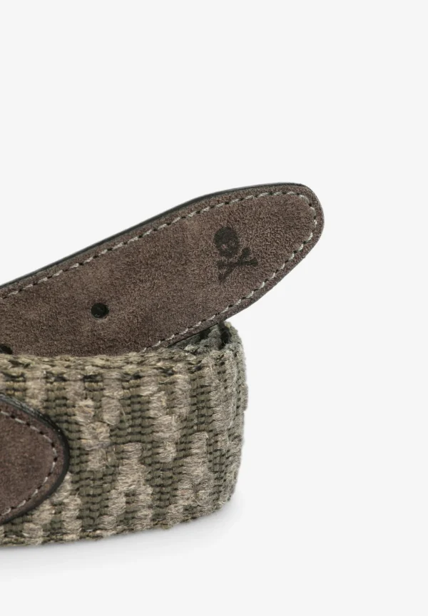 scalperscompany Cinturon Zigzag-Hombre Cinturones Y Tirantes