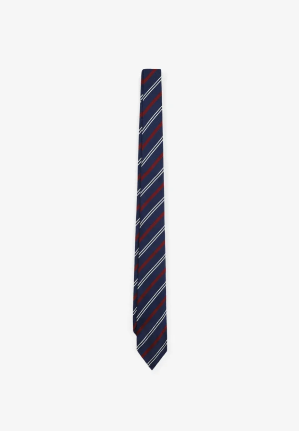 scalperscompany Corbata Doble Raya-Hombre Corbatas