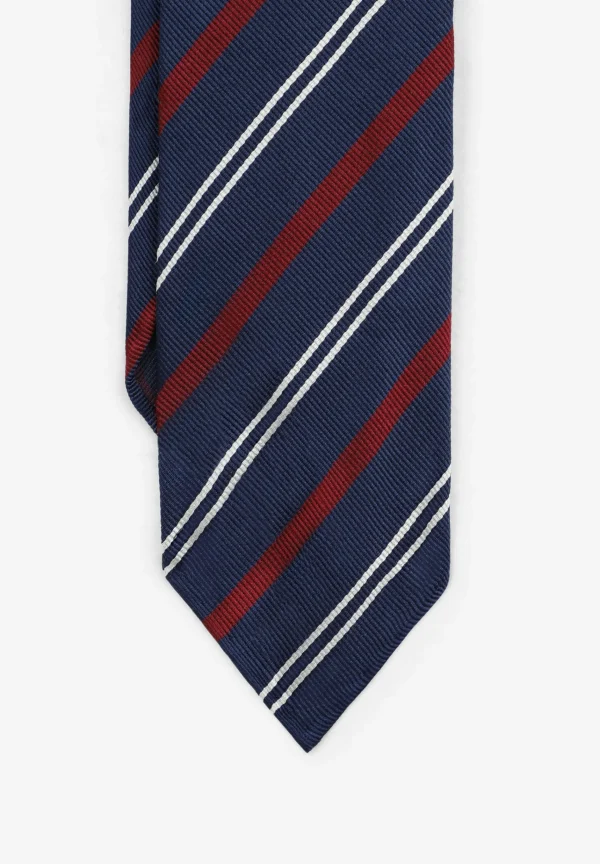 scalperscompany Corbata Doble Raya-Hombre Corbatas