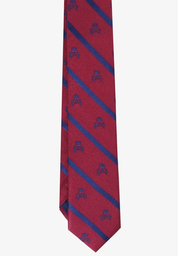 scalperscompany Corbata Rayas Calaveras Seda-Niños Corbatas