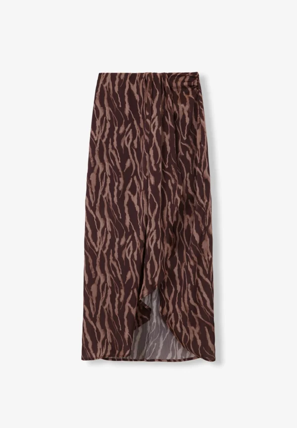 scalperscompany Falda Frunce Cebra-Mujer Coleccion
