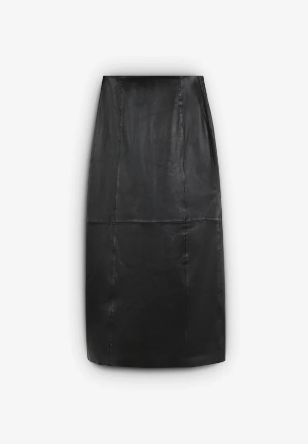 scalperscompany Falda Midi Piel-Mujer Faldas