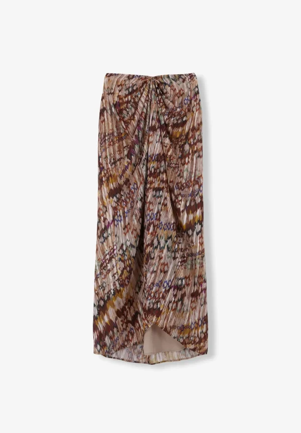 scalperscompany Falda Midi Plisada-Mujer La Gran Fiesta