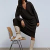 scalperscompany Falda Midi Punto Bajo Asimetrico-Mujer Total Look