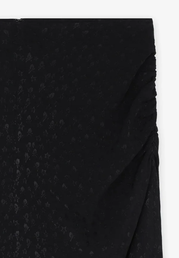 scalperscompany Falda Midi Skull Star-Mujer Total Look
