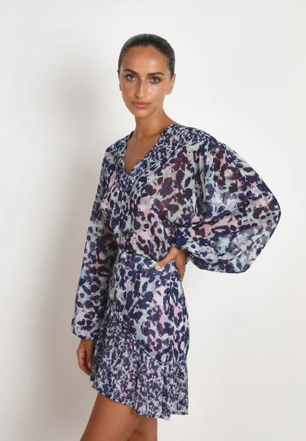 scalperscompany Falda Mini Animal Print-Mujer Total Look