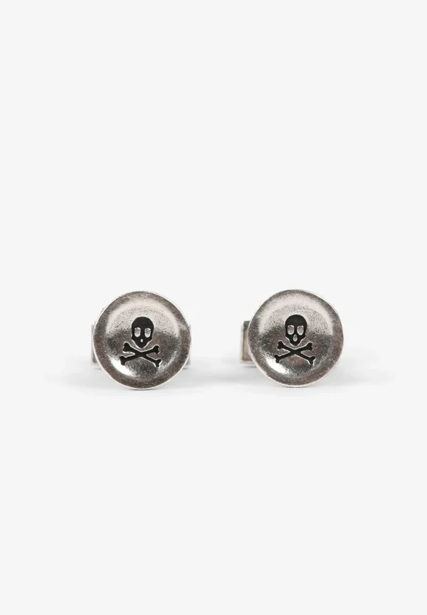 scalperscompany Gemelos Redondos Calavera Grabada-Hombre Gemelos