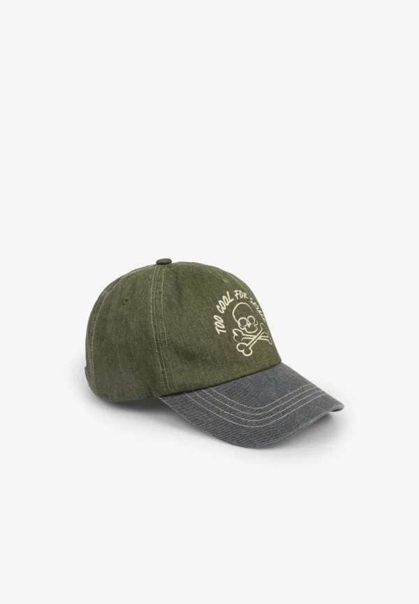 scalperscompany Gorra Bicolor Calavera-Niños Gorras Y Gorros