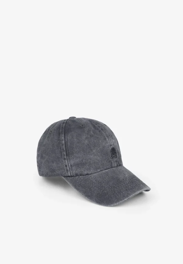 scalperscompany Gorra Lavada Calavera-Hombre Gorras