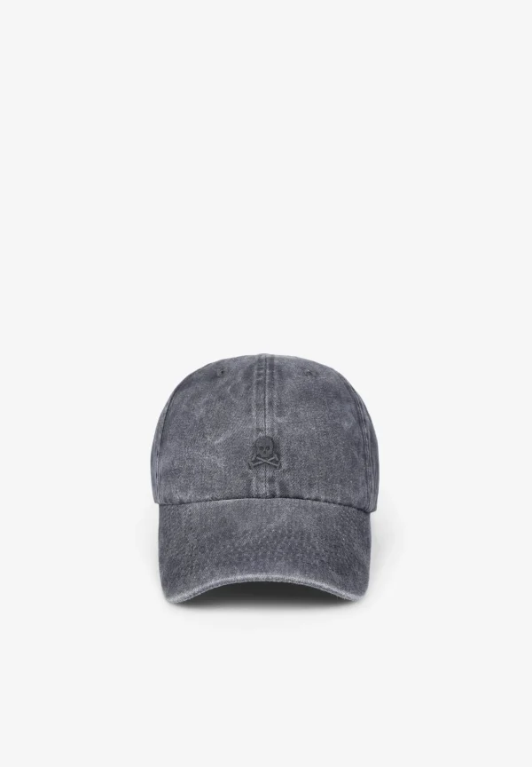 scalperscompany Gorra Lavada Calavera-Hombre Gorras