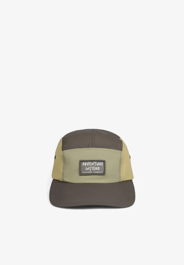 scalperscompany Gorra Tricolor Parche Frontal-Hombre Gorras