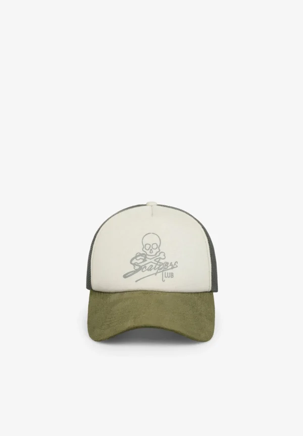 scalperscompany Gorra Trucker Calavera Frontal-Hombre Gorras