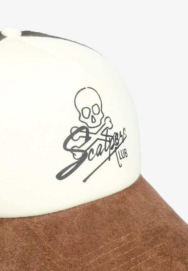 scalperscompany Gorra Trucker Calavera Frontal-Hombre Gorras