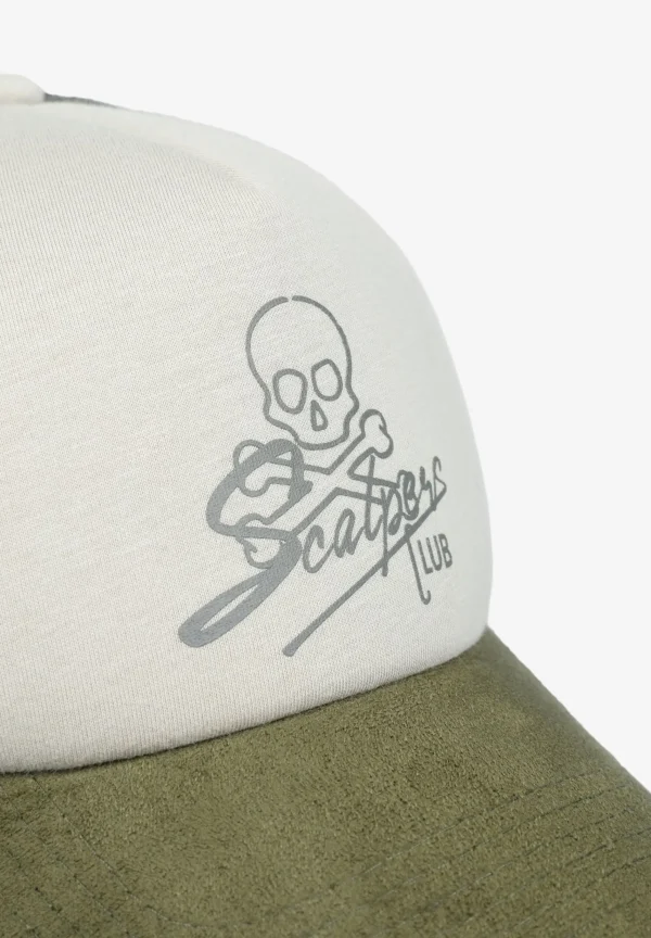 scalperscompany Gorra Trucker Calavera Frontal-Hombre Gorras