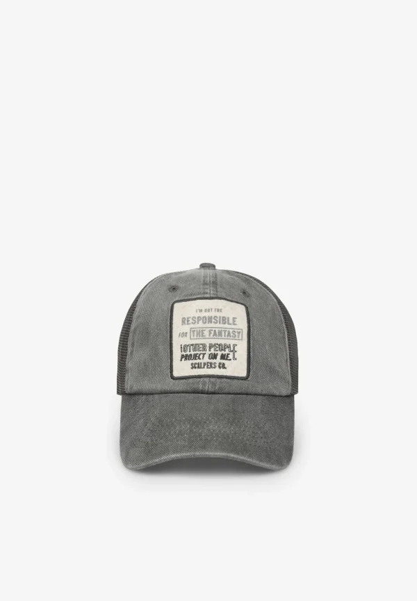 scalperscompany Gorra Trucker Canvas-Hombre Gorras