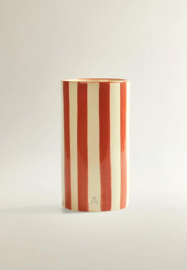 scalperscompany Jarron Ceramica Rayas-Home Jarrones