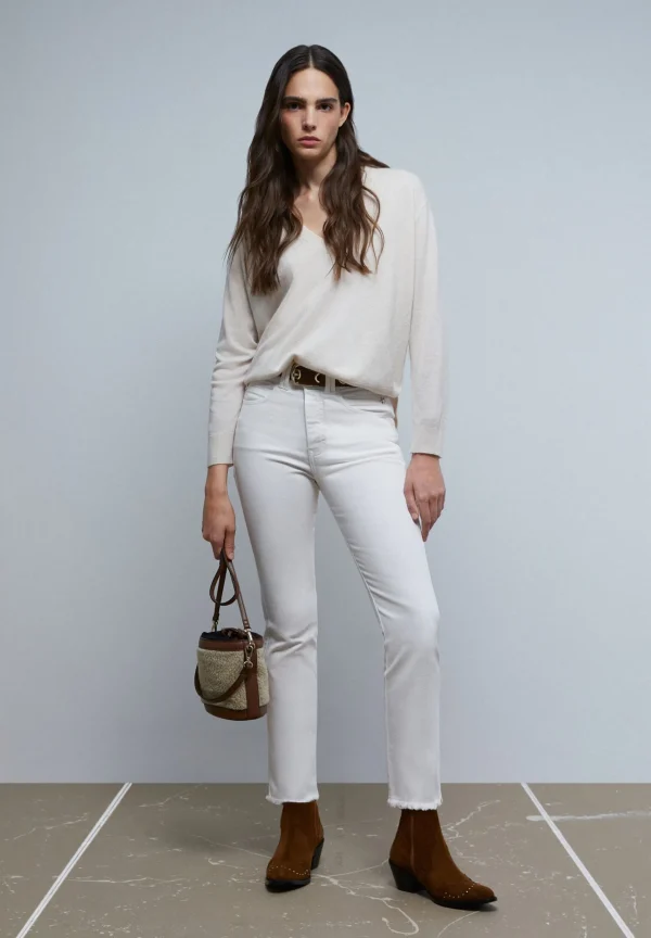scalperscompany Jeans Ankle Flare-Mujer Jeans