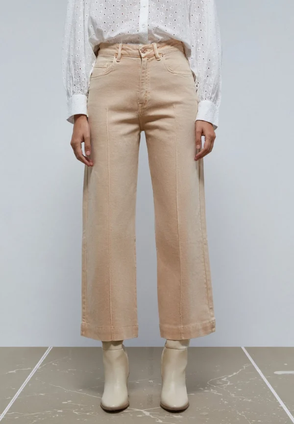 scalperscompany Jeans Culotte Costuras-Mujer Jeans