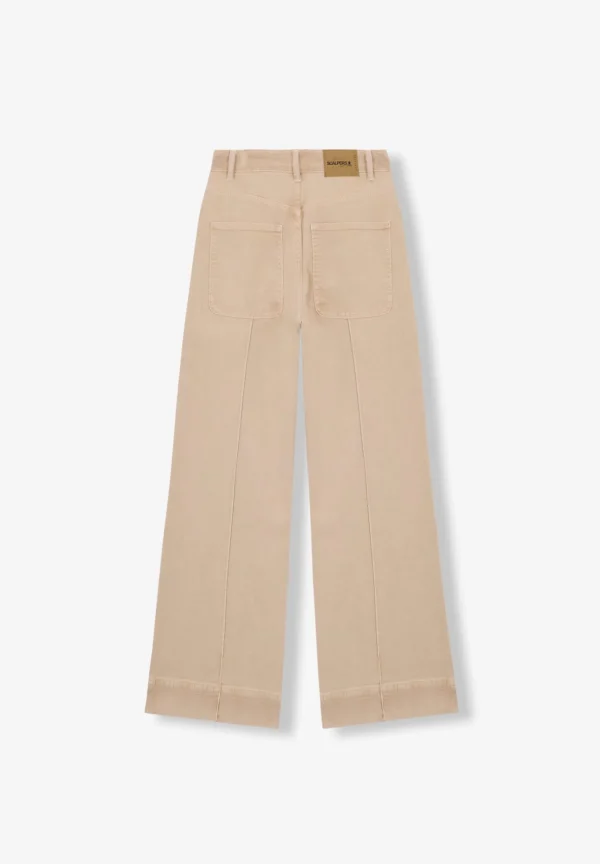 scalperscompany Jeans Culotte Costuras-Mujer Jeans