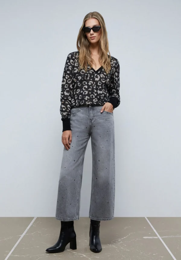 scalperscompany Jeans Culotte Tachuelas-Mujer Jeans
