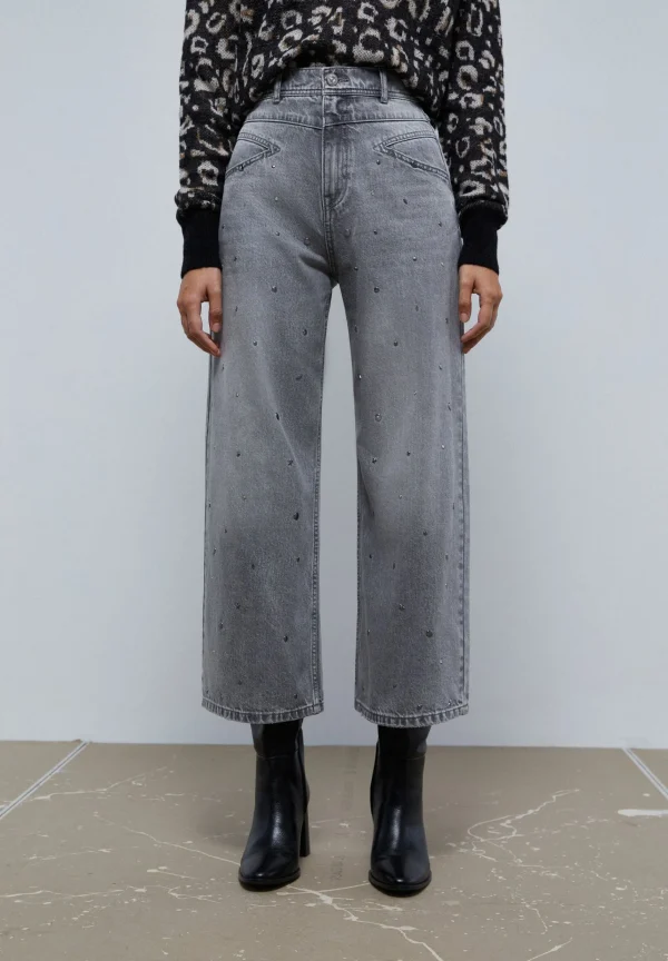 scalperscompany Jeans Culotte Tachuelas-Mujer Jeans