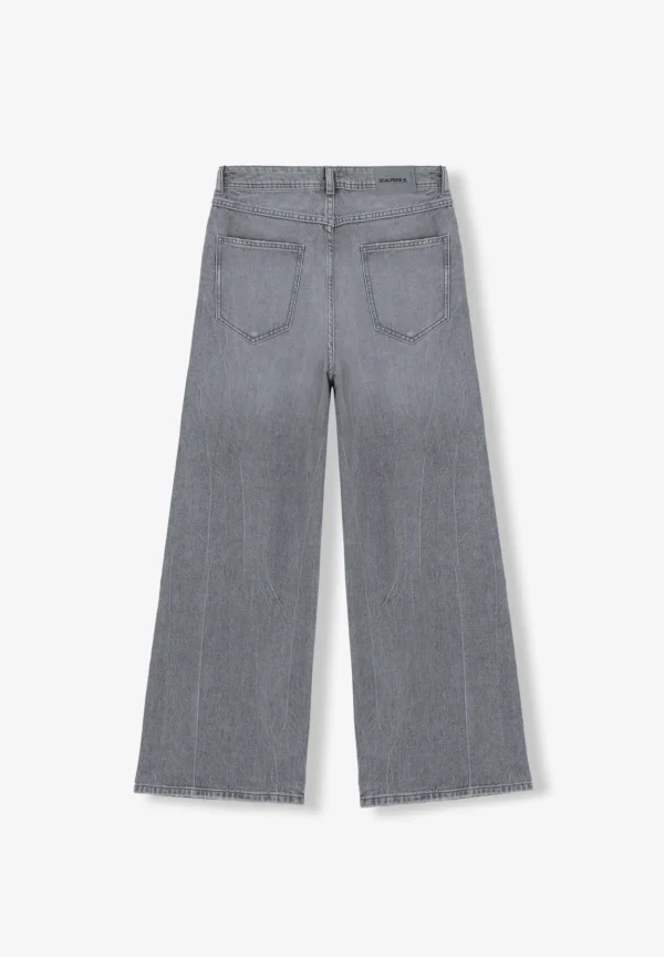 scalperscompany Jeans Culotte Tachuelas-Mujer Jeans