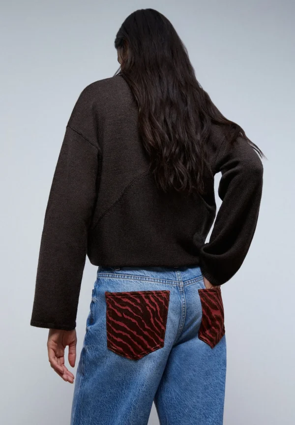 scalperscompany Jeans Detalles Cebra-Mujer Total Look